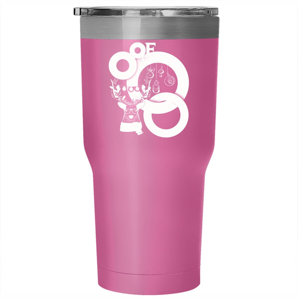 The Magic Of Christmas Tumbler 30 oz Stainless Steel, Tulerating My Family Travel Mug
