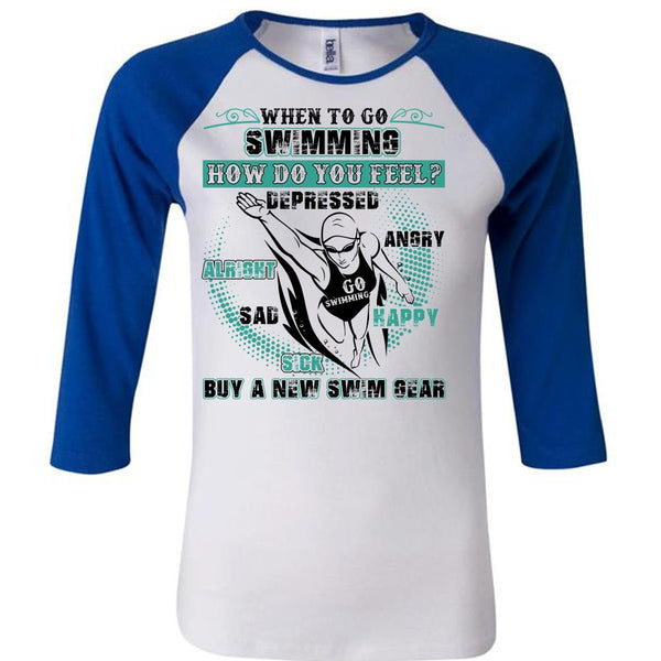 When To Go Swimming T Shirt, I Love Swimming T Shirt, Awesome T-Shirts