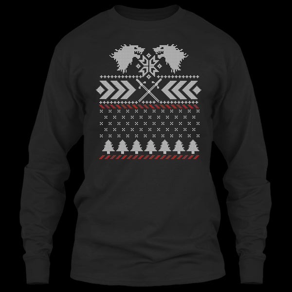 A black t-shirt with the shopify logo