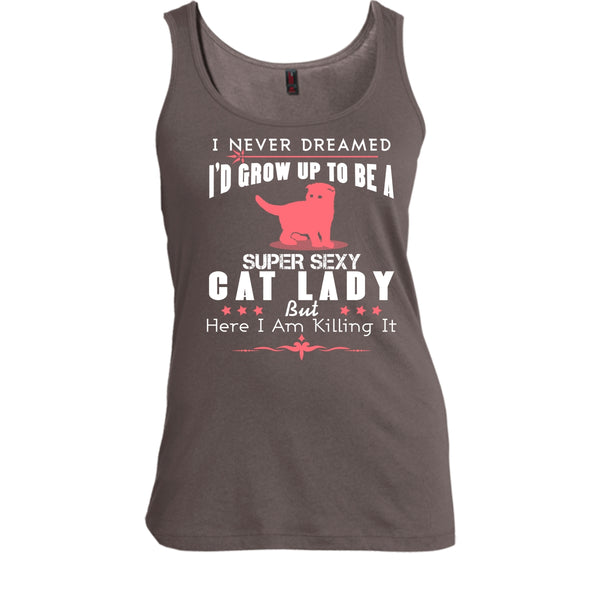 I'd Grow Up To Be A Sexy Cat Lady Shirt, Cool Cat Shirt
