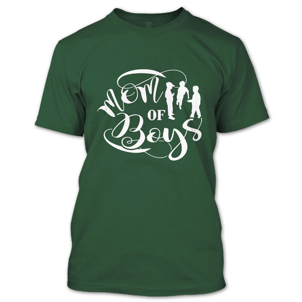 Mom Of Boys T Shirt, Coolest Mom T Shirt