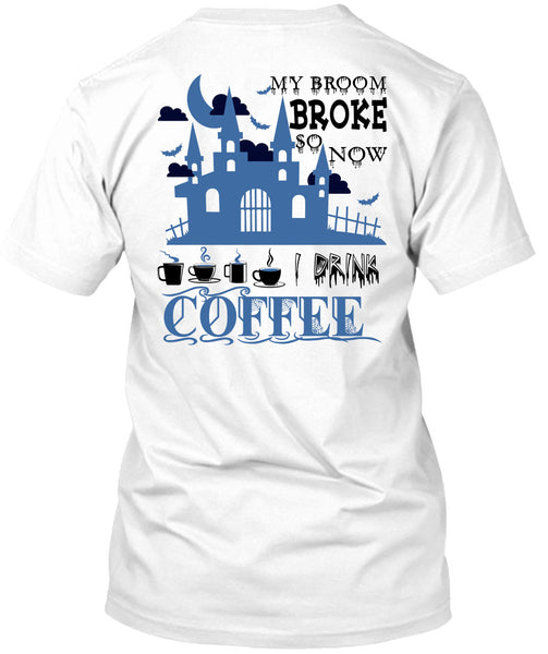 A black t-shirt with the shopify logo