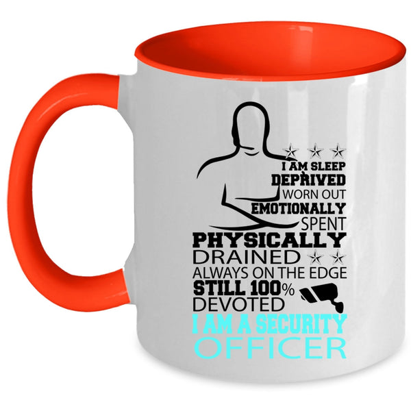 Cool Security Officer Coffee Mug, I Am A Security Officer Accent Mug
