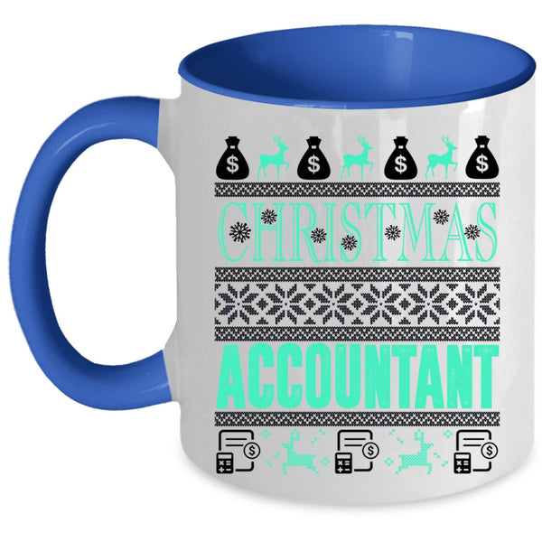 Cute Gift For Accountant Coffee Mug, Christmas Accountant Accent Mug