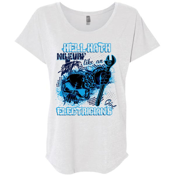 Like An Electrician's Girl T Shirt, I Love Electrician T Shirt, Awesome T-Shirts