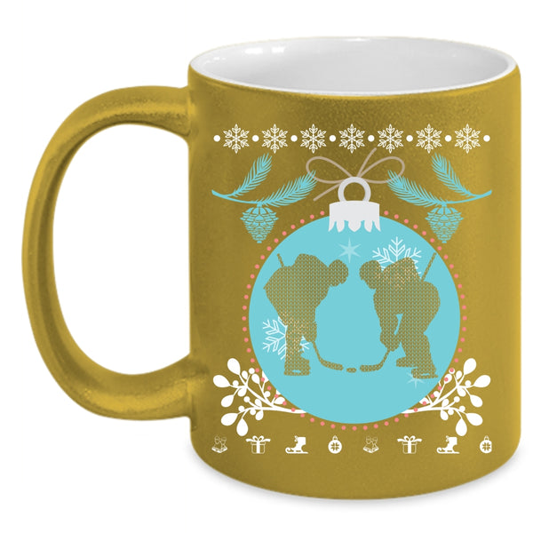 Cool Hockey Coffee Mug, Christmas Family Vacation Coffee Cup