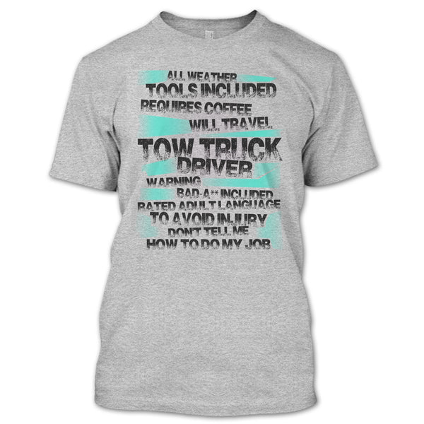 Tow Truck Driver T Shirt, I'm A Trucker T Shirt