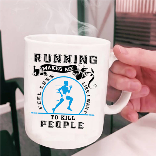Cool Gift For Runner Coffee Mug, Funny Running Cup