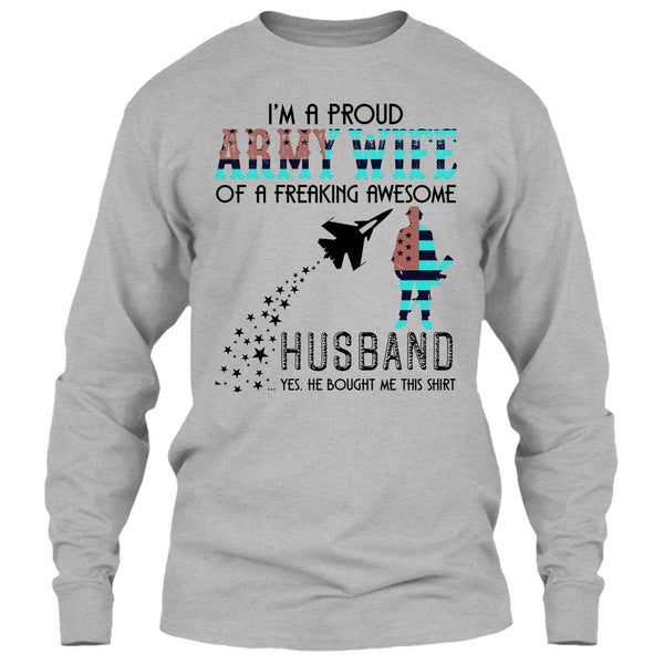 I'm A Proud Army Wife T Shirt, Coolest Army Wife T Shirt
