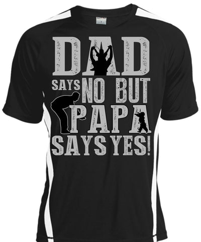 A black t-shirt with the shopify logo