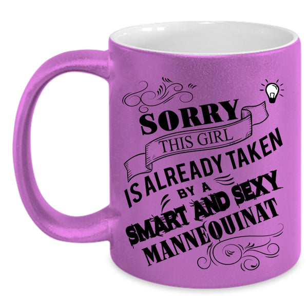 Cute Love Coffee Mug, This Girl Is Already Taken By A Mannequinat Accent Mug