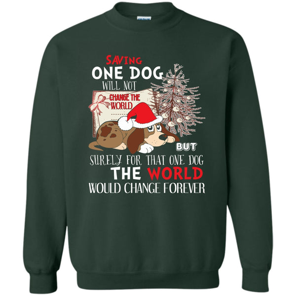 Coolest Dog T Shirt, Dog Happy Merry Christmas Sweatshirt