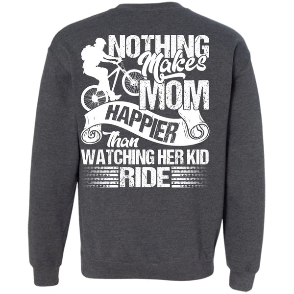 Makes Mom Happier T Shirt, I Love Biking Sweatshirt