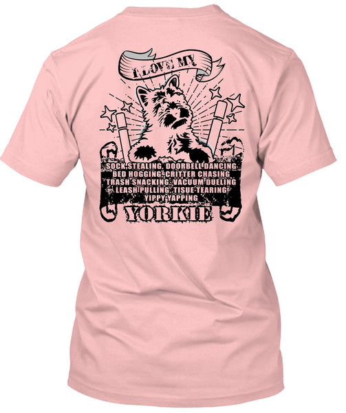 I Love My Yorkie T Shirt, I Love My Dogs T Shirt