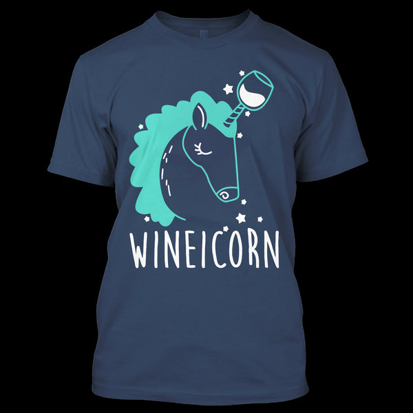 A black t-shirt with the shopify logo