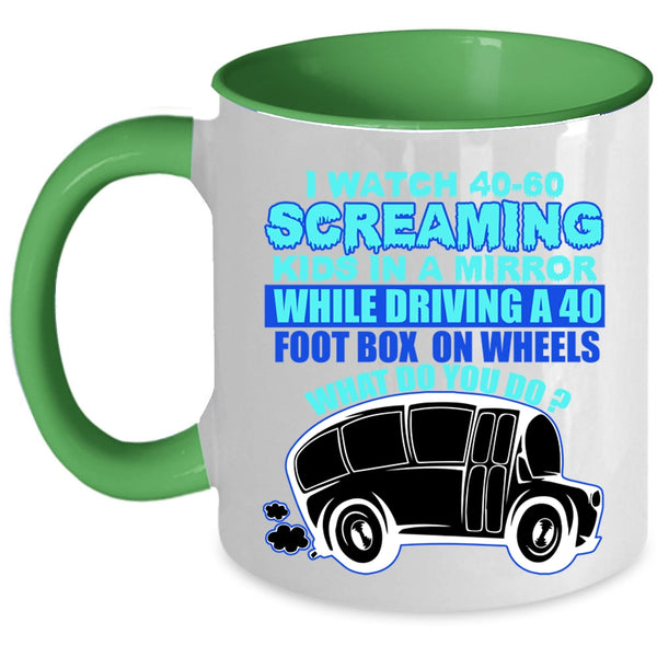 Gift For Bus Driver Coffee Mug, Funny School Bus Driver Accent Mug