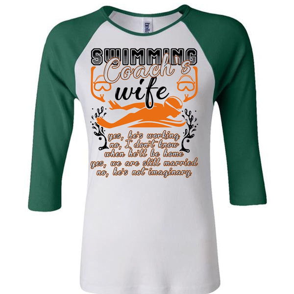 Swimming Coach's Wife T Shirt, I Love Swimming T Shirt, Awesome T-Shirts