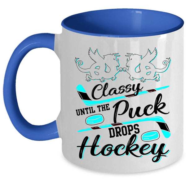 Funny Hockey Coffee Mug, Awesome Hockey Player Accent Mug