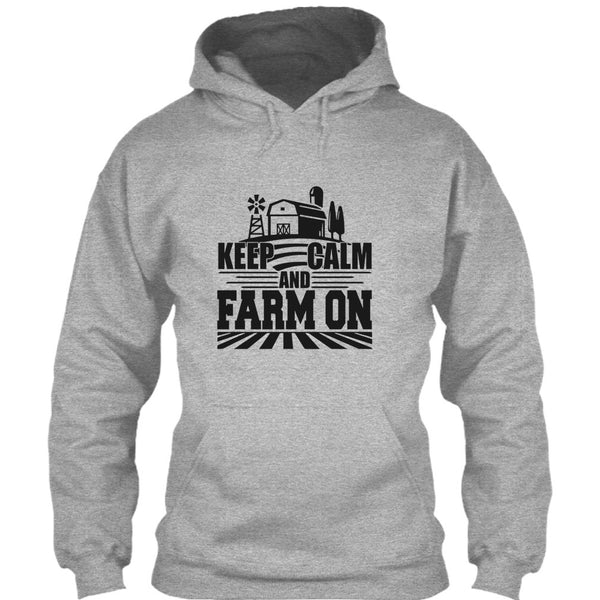 Keep Calm And Farm On T Shirt, Gift For Farmer T Shirt