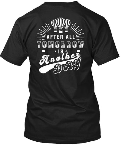 A black t-shirt with the shopify logo