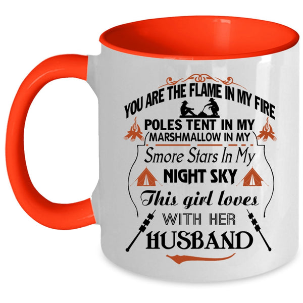 This Girl Loves With Her Husband Mug, Cool Married Cup