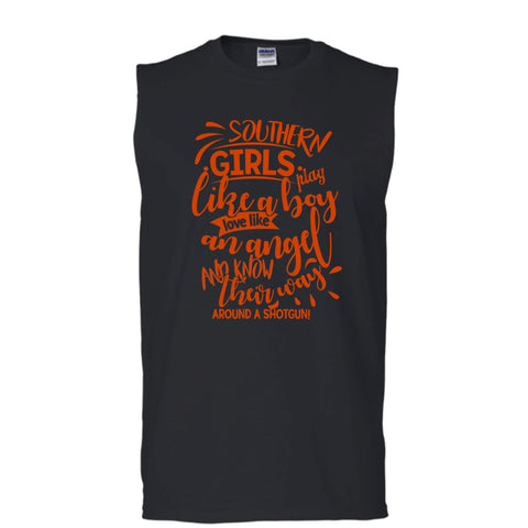 A black t-shirt with the shopify logo
