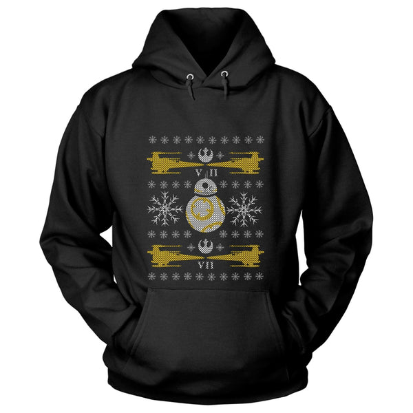 A black t-shirt with the shopify logo