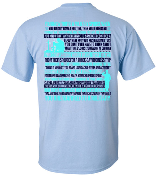 You Are Married To A Military T Shirt, I Love Veteran T Shirt