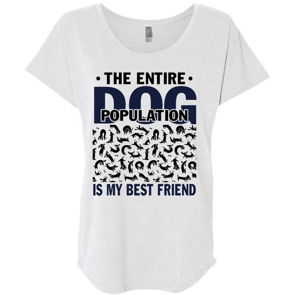 The Entire Dog Population Is My Best Friend T Shirt, I Love My Dog T Shirt, Awesome T-Shirts