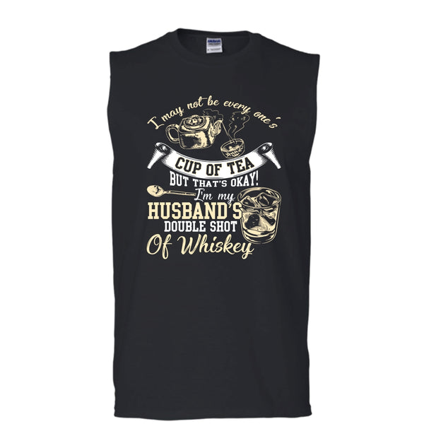 A black t-shirt with the shopify logo