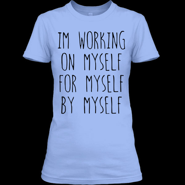 A black t-shirt with the shopify logo