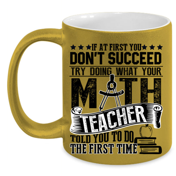 Awesome Math Teachers Coffee Mug, Math Teacher Accent Mug