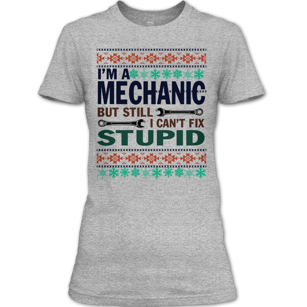 I'm A Mechanic T Shirt, Merchanic Merry Christmas T Shirt