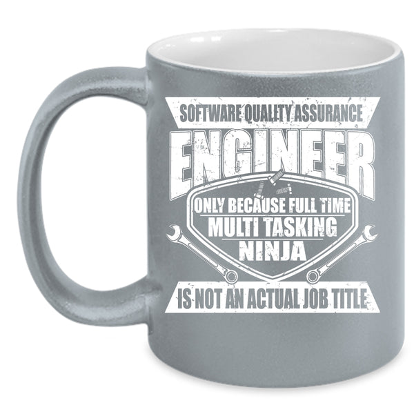 Software Quality Assurance Engineer Coffee Mug, Job Title Coffee Cup