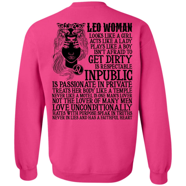 I Love Leo T Shirt, Leo Woman Sweatshirt