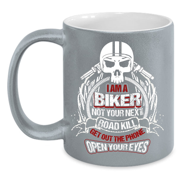 I Am A Biker Coffee Mug, Awesome Gift For Biker Coffee Cup
