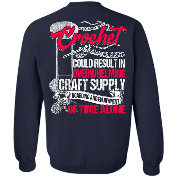 Being A Knitter T Shirt, I Love Crochet Sweatshirt
