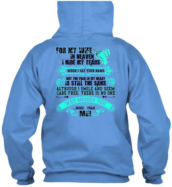 For My Wife In Heaven T Shirt, I Love Husband T Shirt