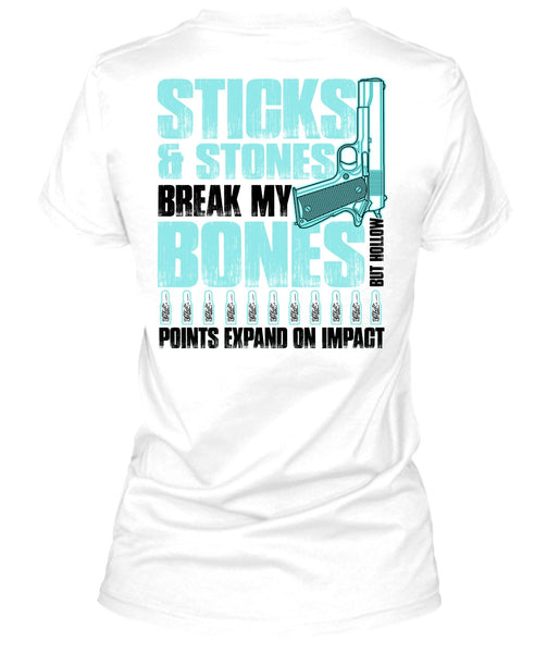 Sticks And Stones T Shirt, I Love Gunning T Shirt