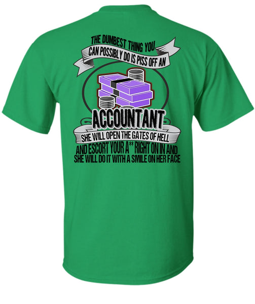 She Will Open The Gates Of Hell T Shirt, I Love Accountant T Shirt