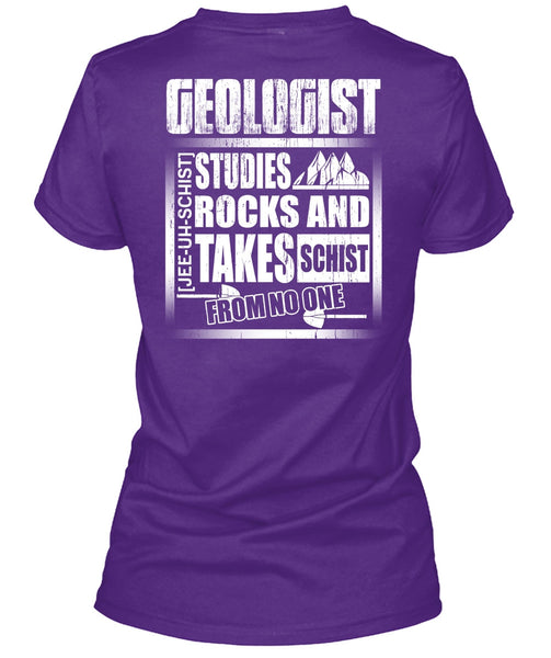 Geologist Studies Rocks T Shirt, I Love Geologist T Shirt