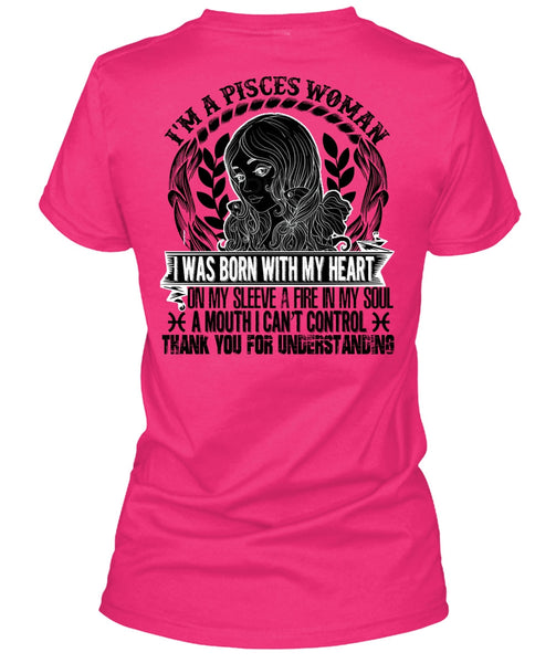 I'm A Pisces Woman T Shirt, I Love Pisces T Shirt