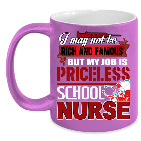 My Job Is Priceless School Nurse Coffee Mug, Cool School Nurse Coffee Cup