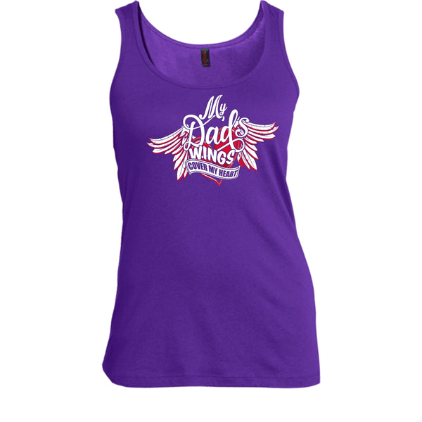 My Dad Wing's Cover My Heart T Shirt, Dad's Wing Tank Top