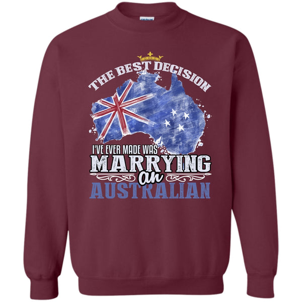 Marrying An Australian T Shirt, Coolest Australian Sweatshirt