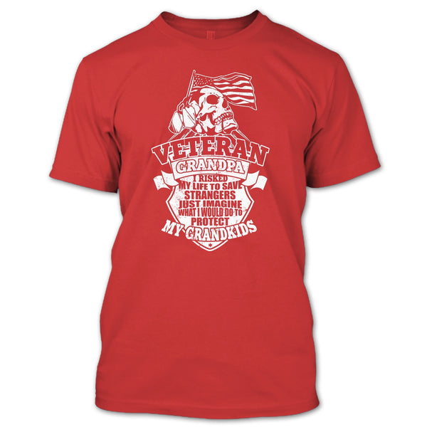 Veteran Grandpa T Shirt, I Am a Veteran Grandpa T Shirt