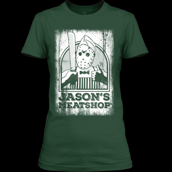 A black t-shirt with the shopify logo