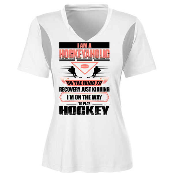 I Am A Hockeyaholic T Shirt, I Love Hockey T Shirt, Awesome T-Shirts