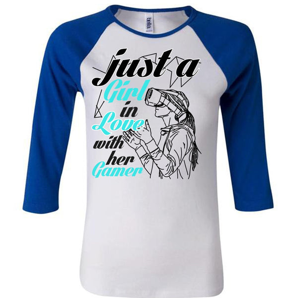 Just A Girl In Love With Her Gamer T Shirt, I Love Gaming T Shirt, Awesome T-Shirts