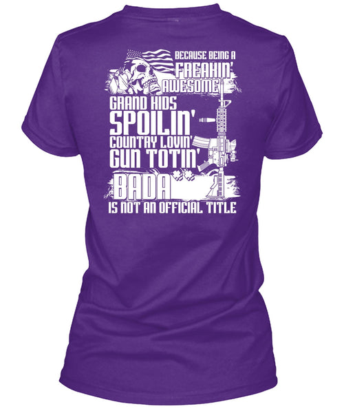 Grandkids Spoiling Country Loving Gun T Shirt, I Love Veteran T Shirt